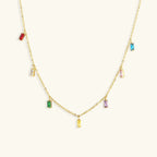 Cassia Gemstone Necklace