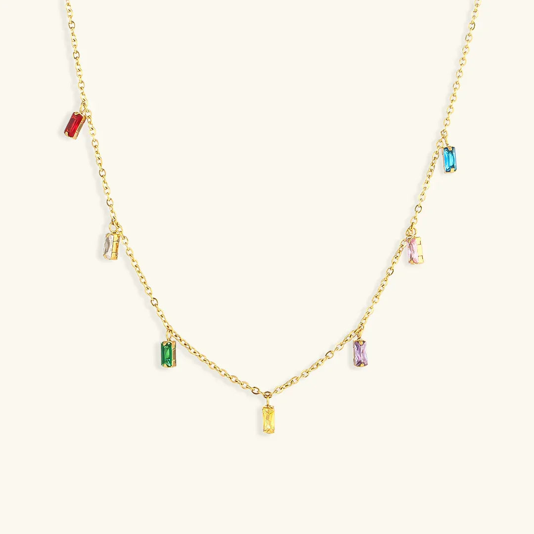 Cassia Gemstone Necklace