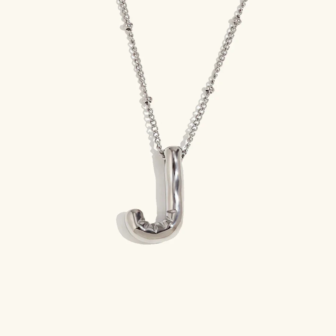 Juliet Bubble Initial Necklace