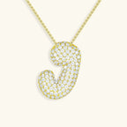 Mabelle Bubble Initial Necklace