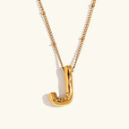 Juliet Bubble Initial Necklace