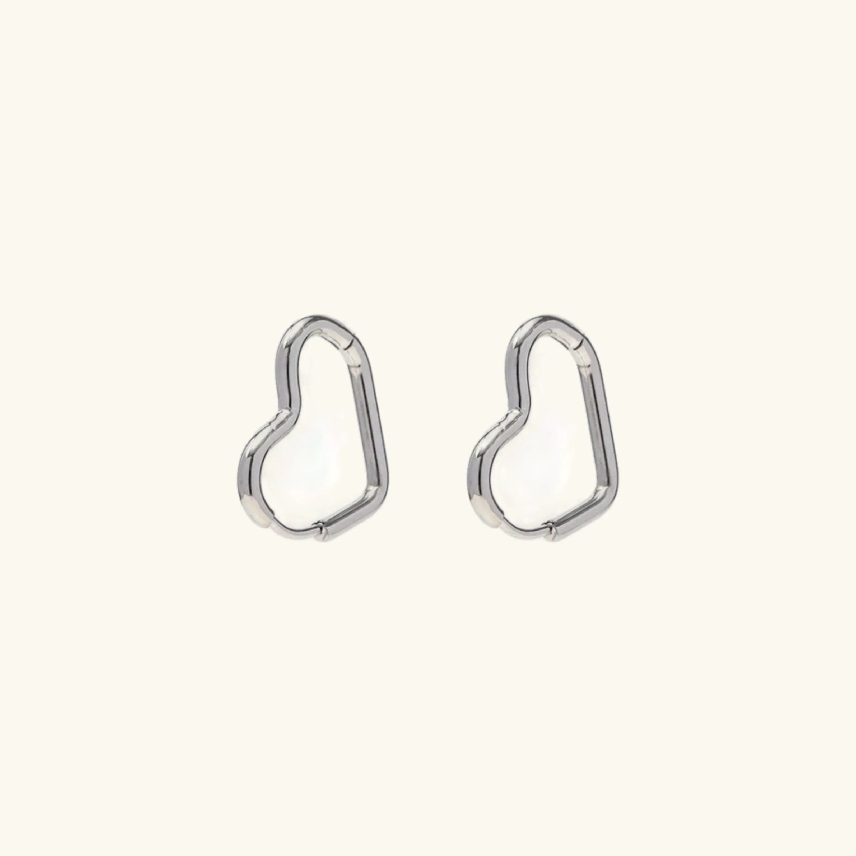 Cecile Heart Hoops