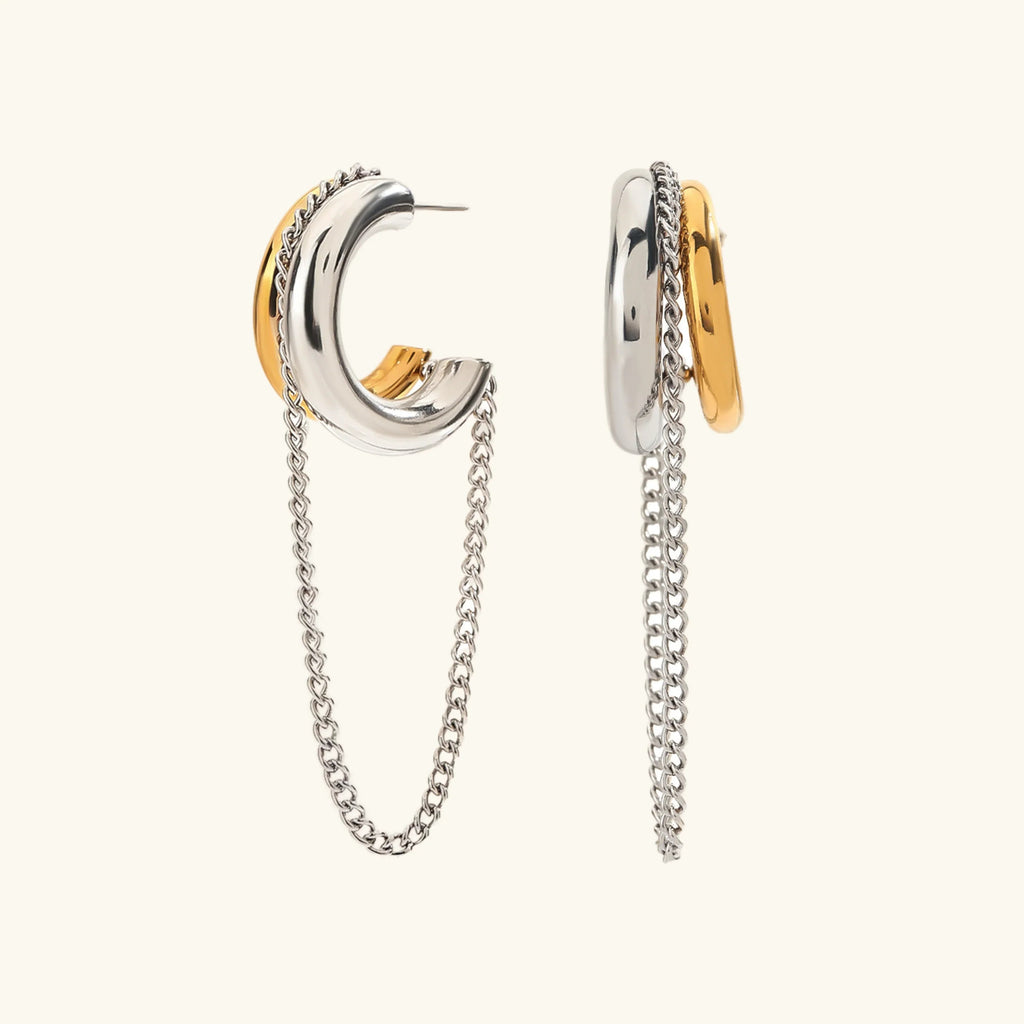 Isaura Link Chain Hoops