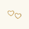 Cecile Heart Hoops