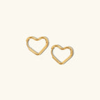Cecile Heart Hoops