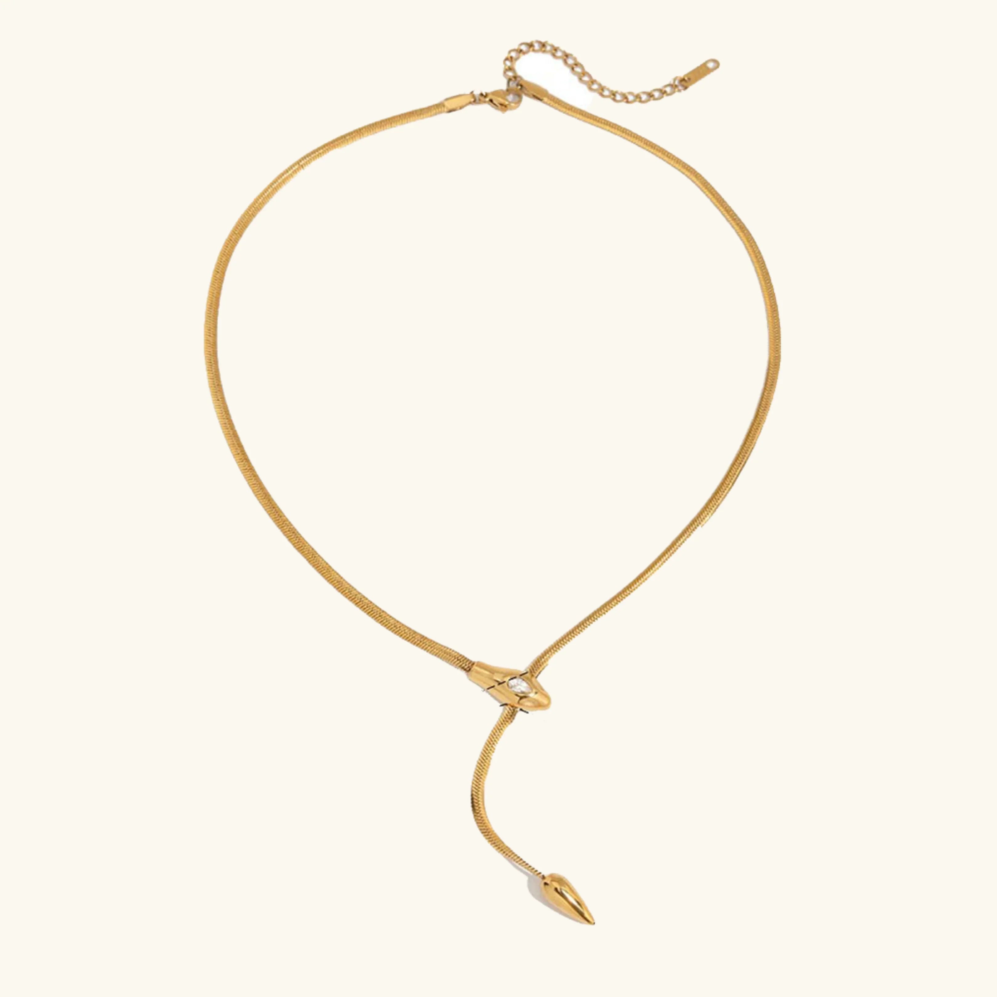 Selwyn Gold Serpentine Pendant