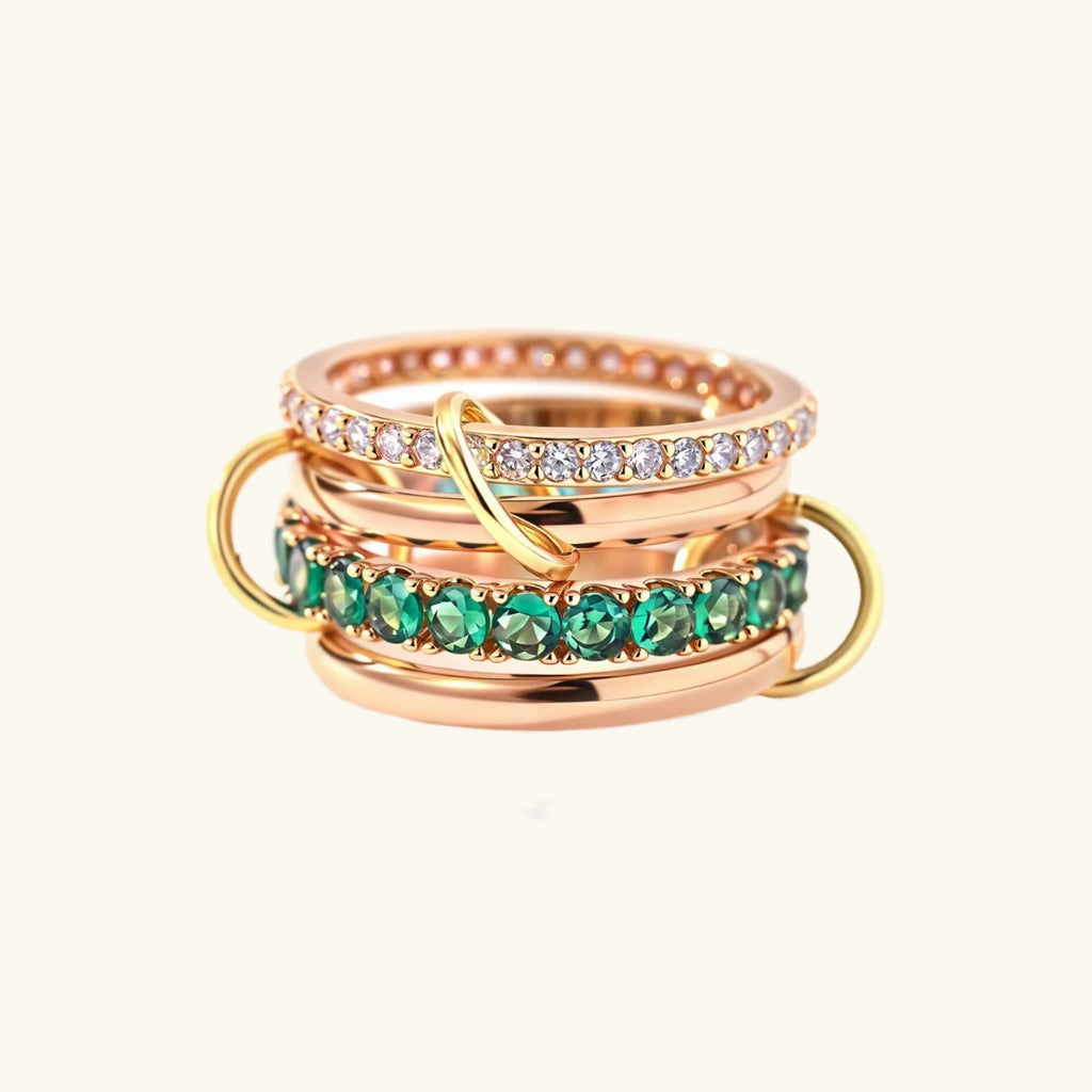 Ginevra Stacked Diamond Ring