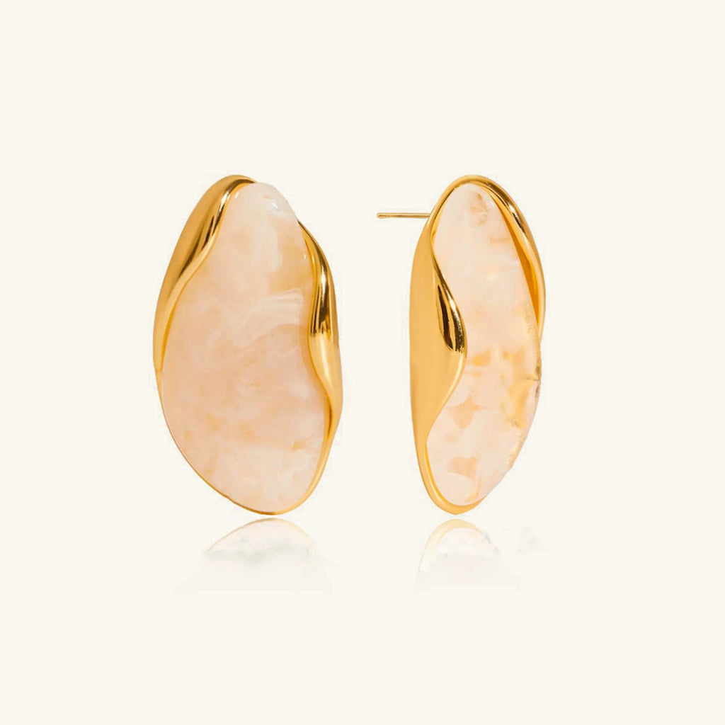 Sylvie Polished Gemstone Earrings