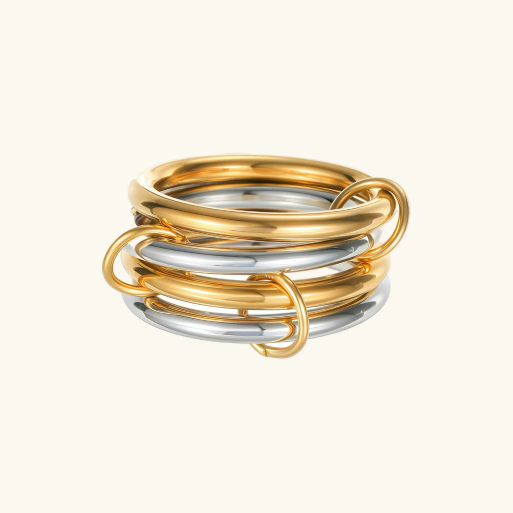 Sienna Two-Tone Stacked Ring