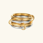 Sienna Two-Tone Stacked Ring