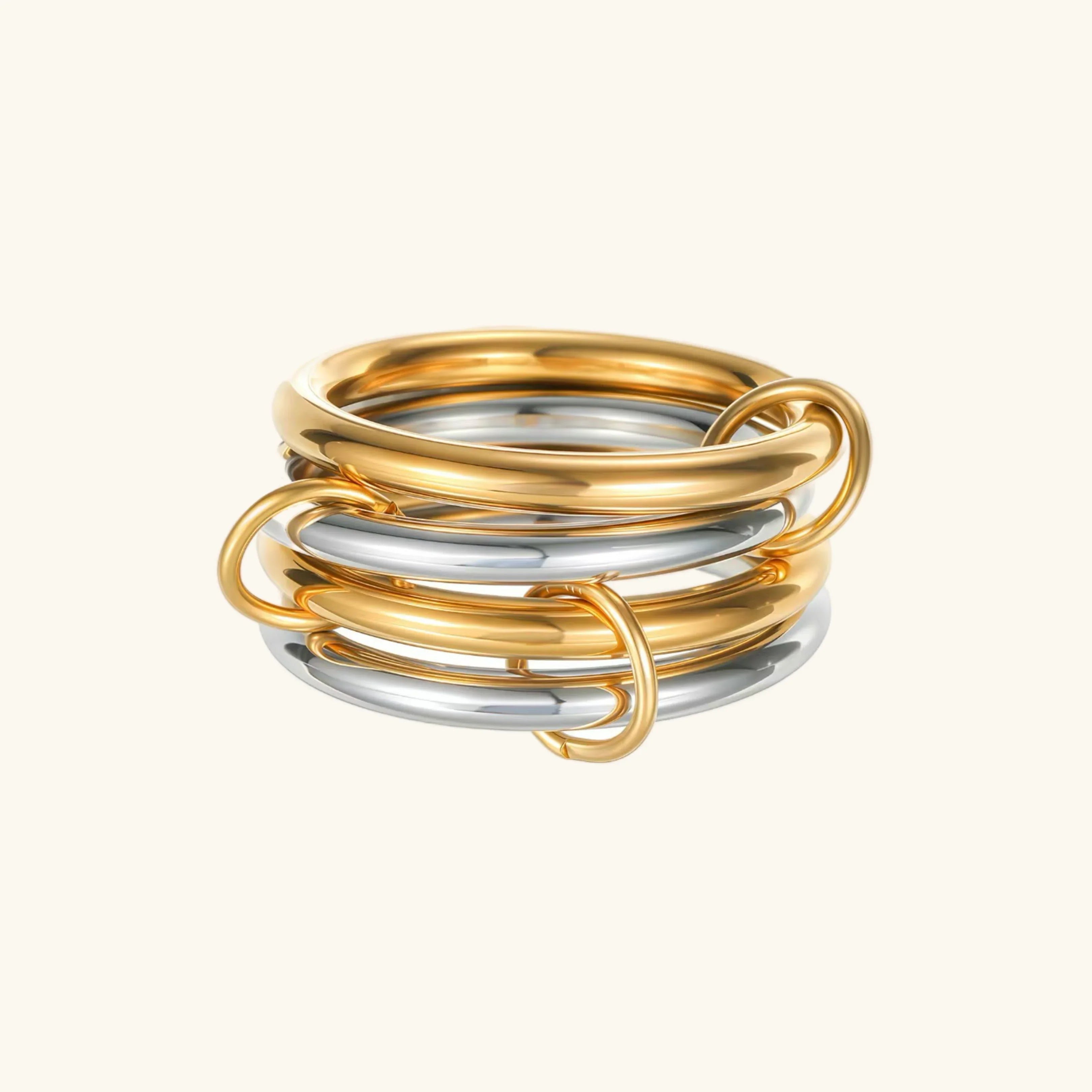 Sienna Two-Tone Stacked Ring