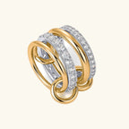 Morwenna Stacked Diamond Ring