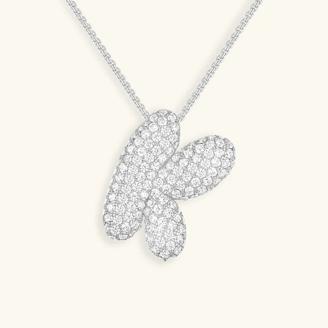 Mabelle Bubble Initial Necklace