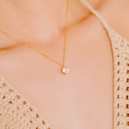 Elina Solitaire Necklace