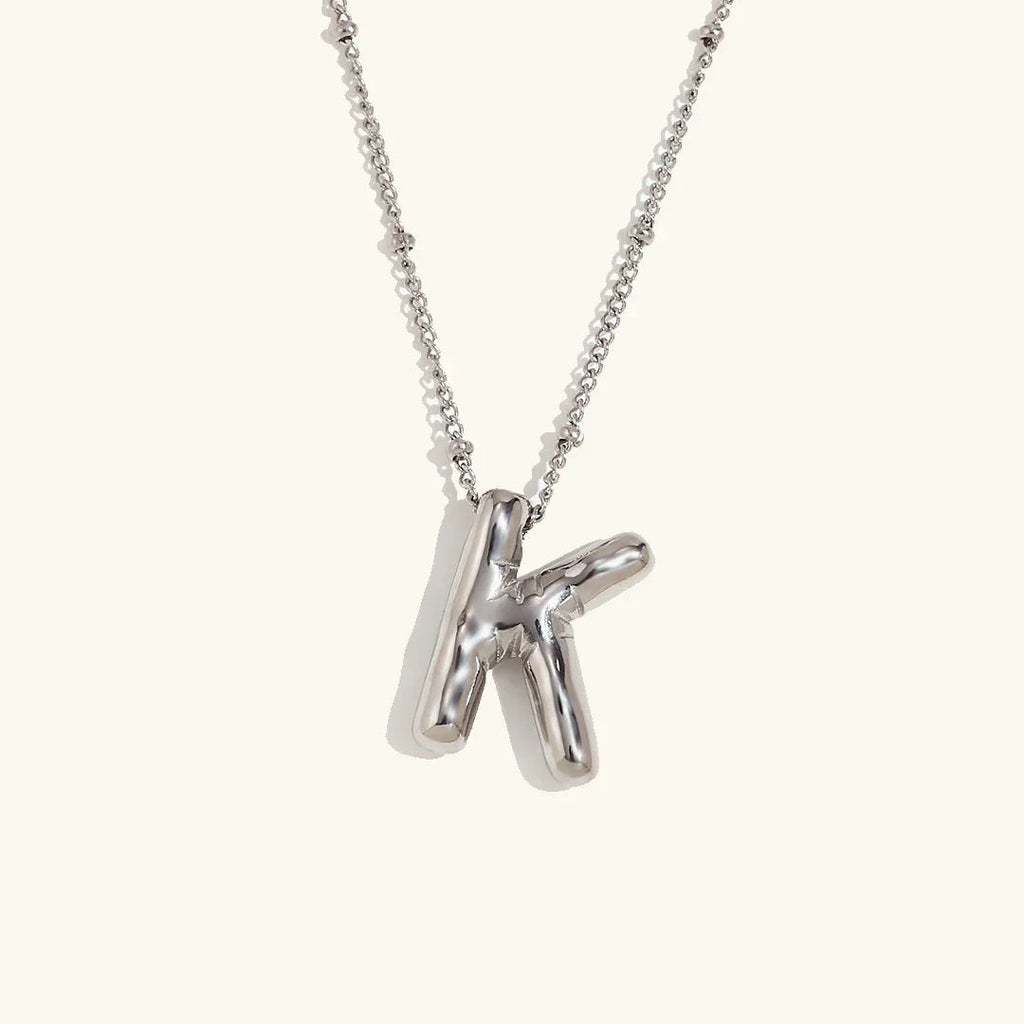 Juliet Bubble Initial Necklace