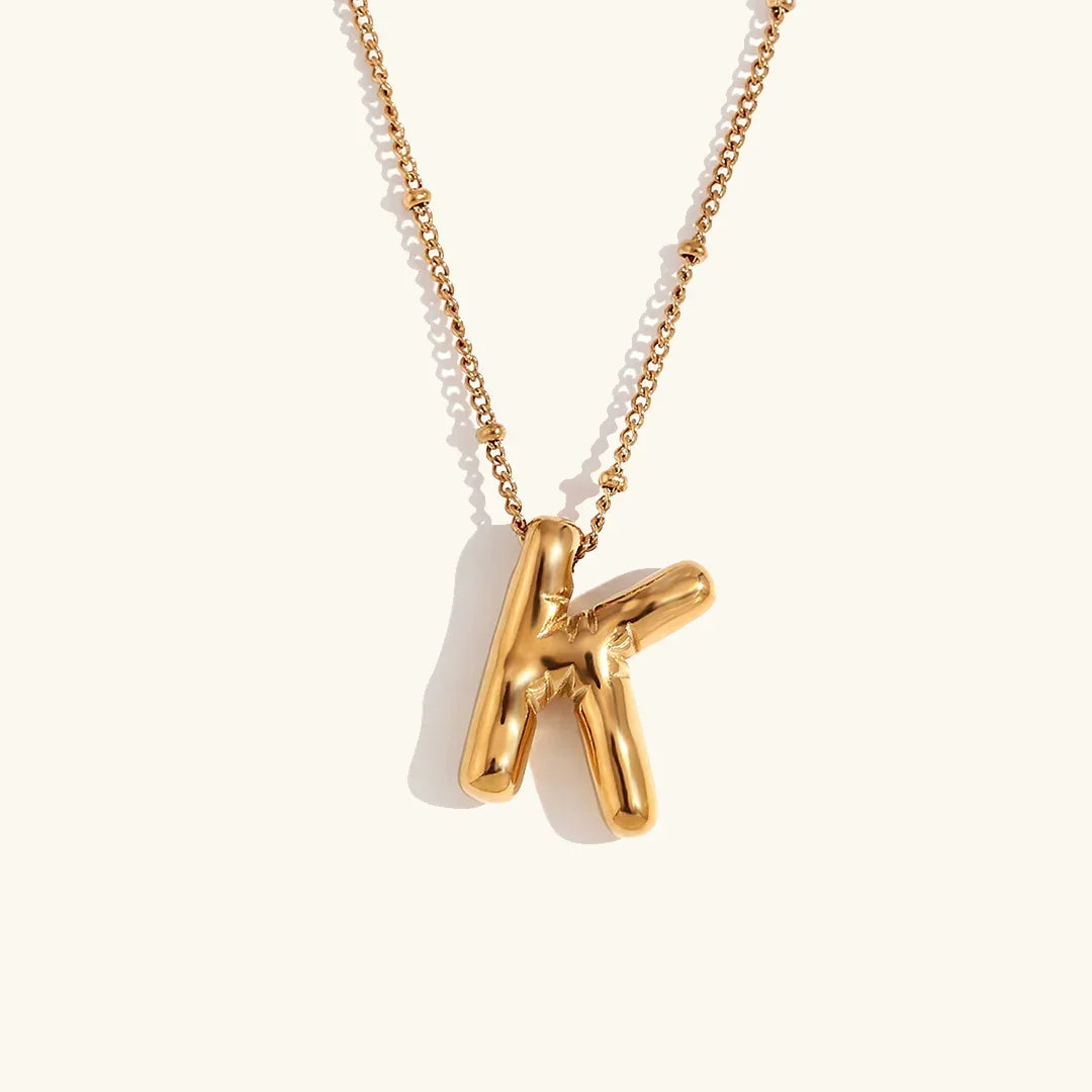 Juliet Bubble Initial Necklace