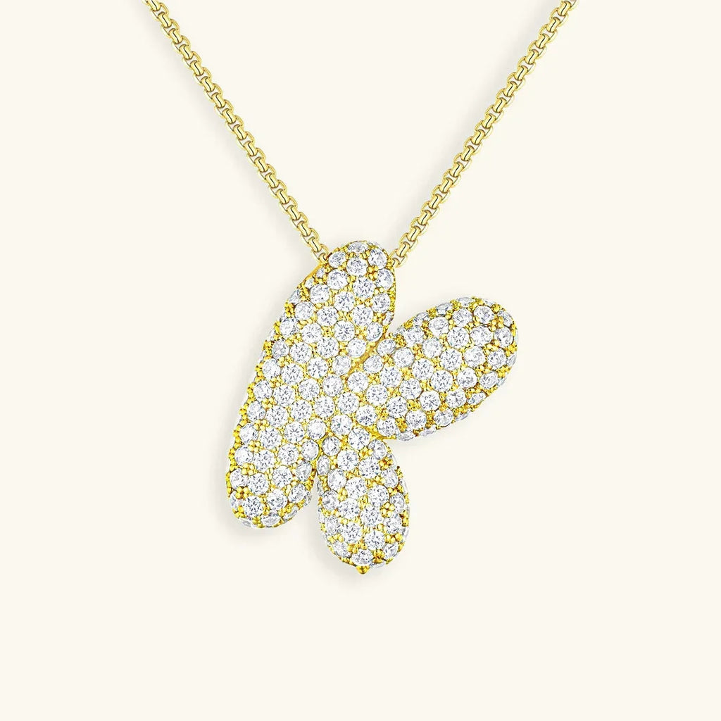 Mabelle Bubble Initial Necklace