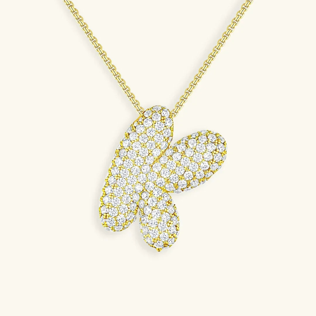 Mabelle Bubble Initial Necklace