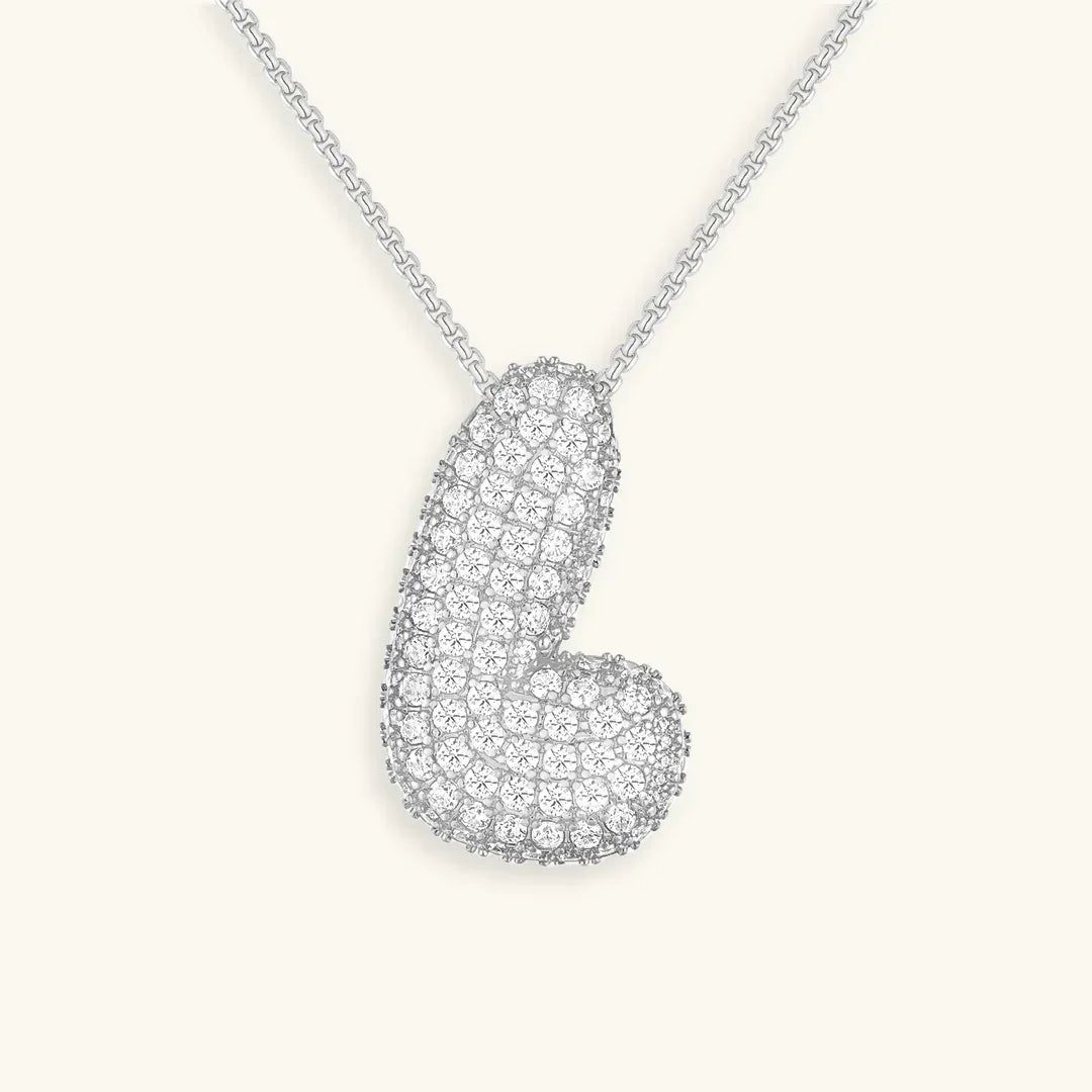 Mabelle Bubble Initial Necklace