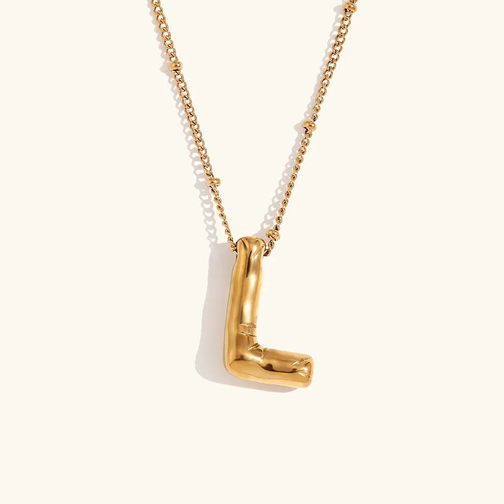 Juliet Bubble Initial Necklace