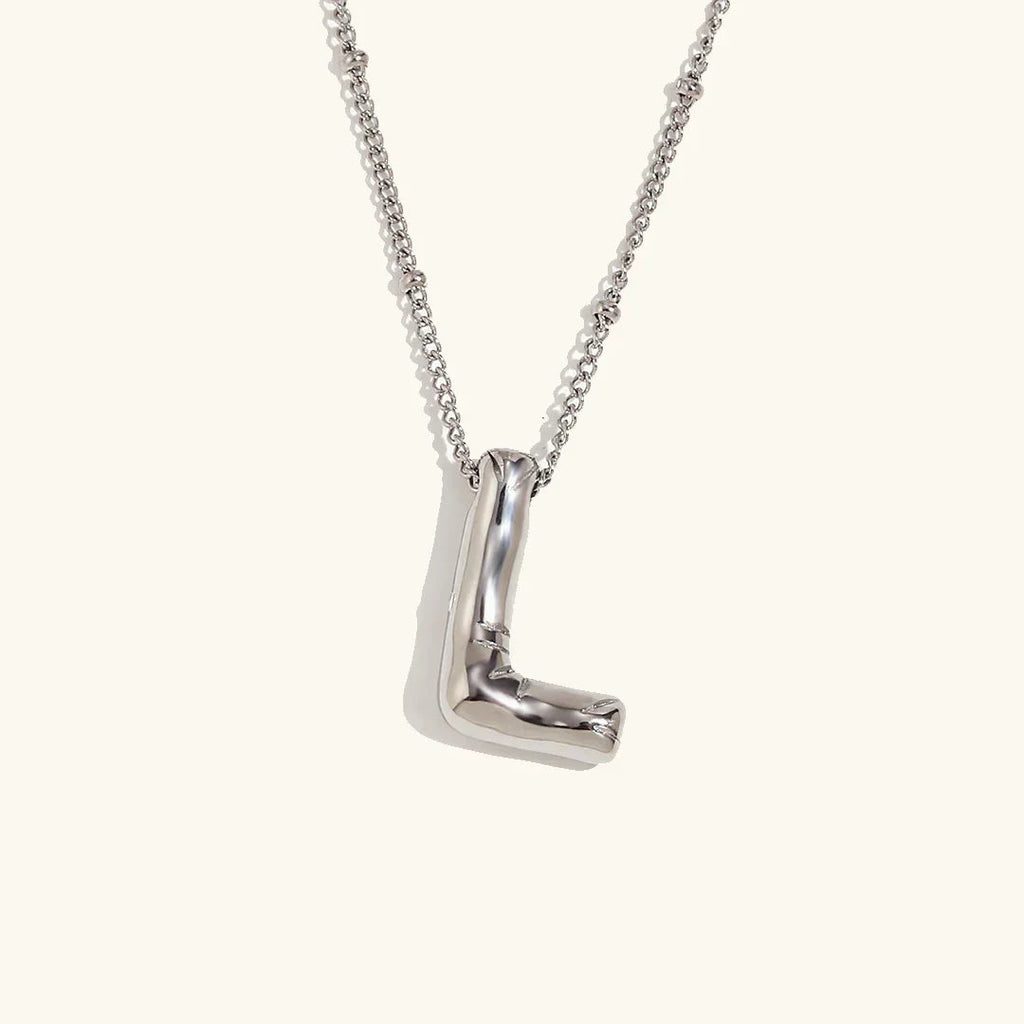 Juliet Bubble Initial Necklace