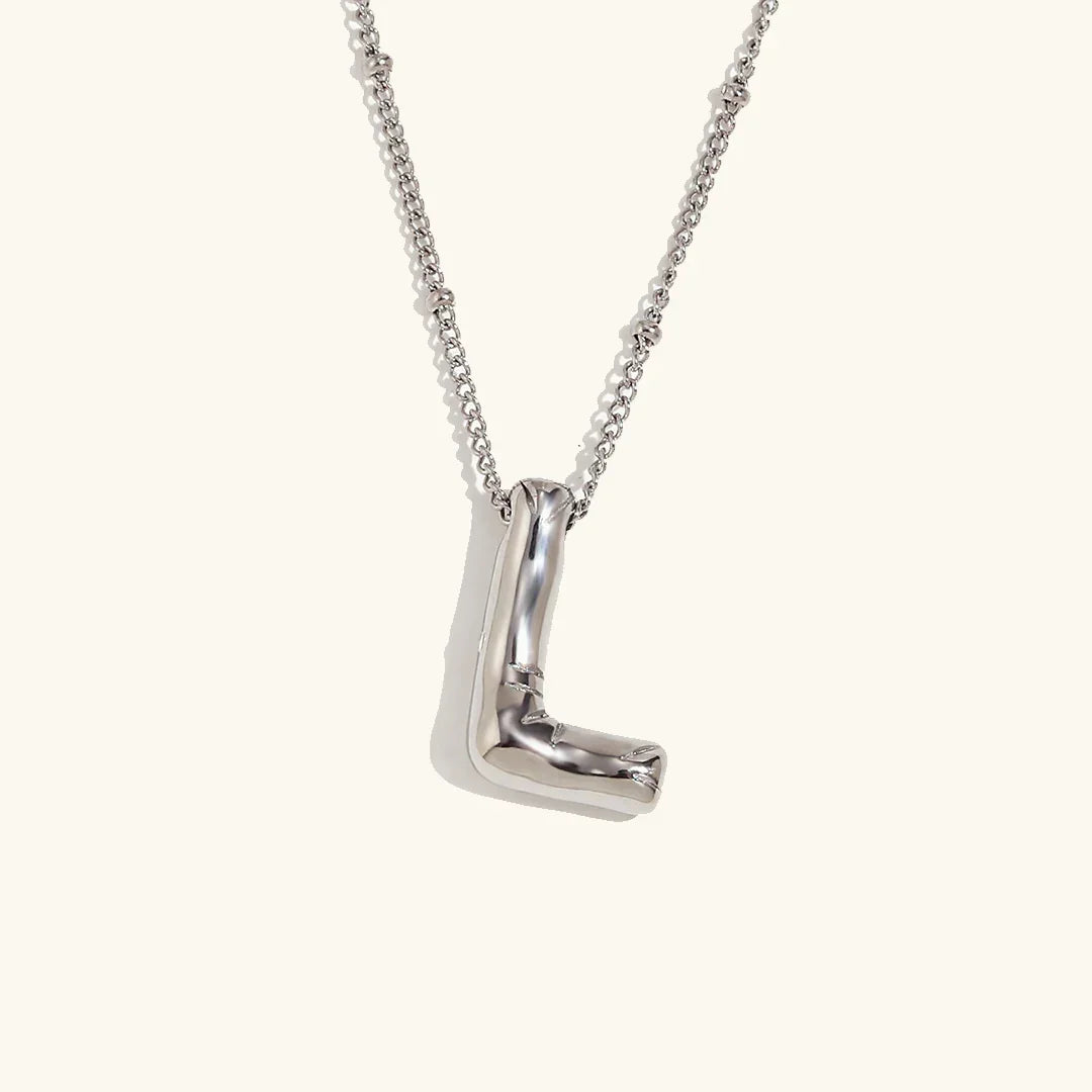 Juliet Bubble Initial Necklace