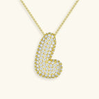 Mabelle Bubble Initial Necklace