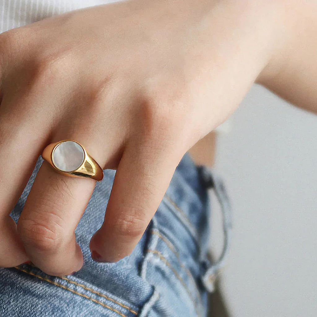 Perle Mother Of Pearl Ring