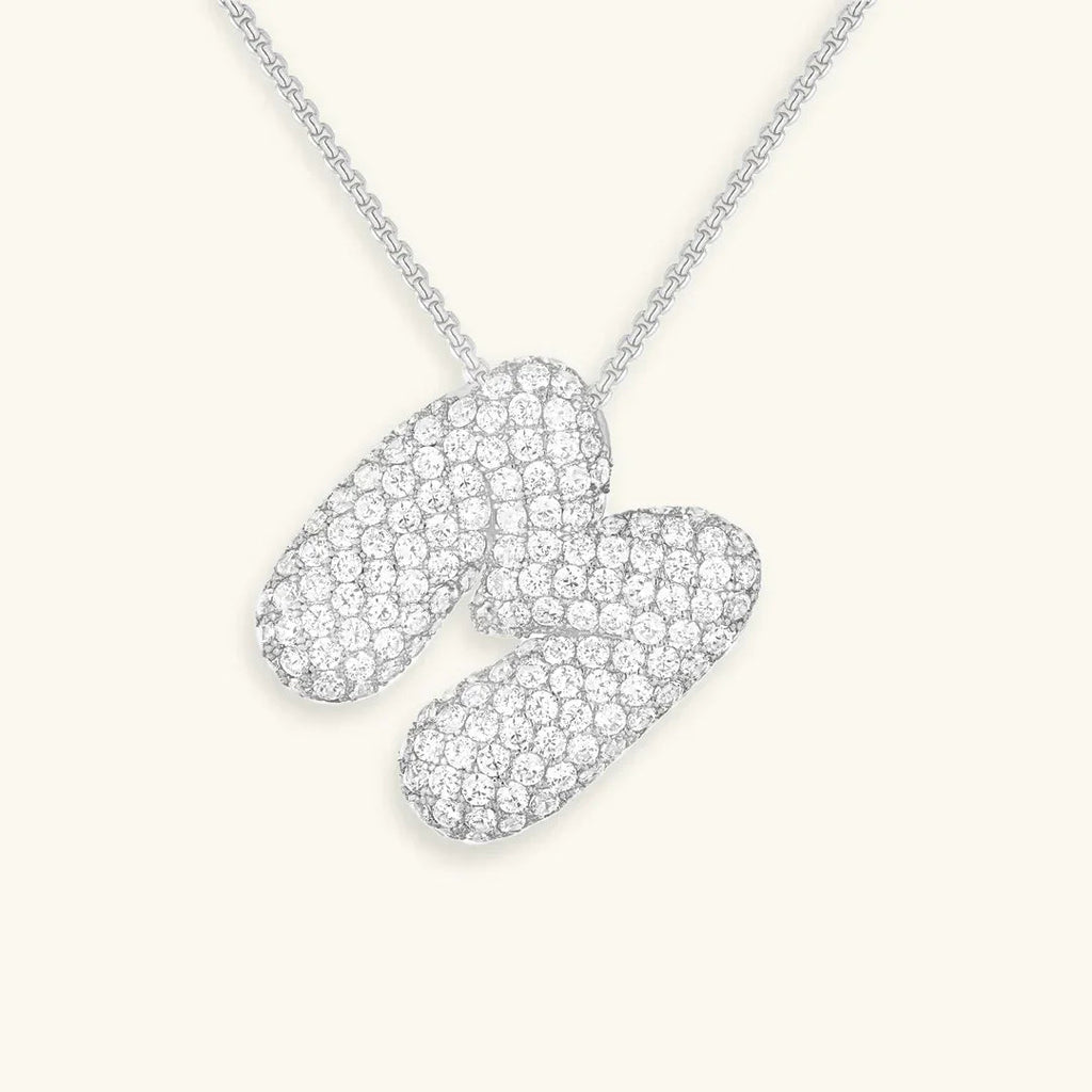 Mabelle Bubble Initial Necklace