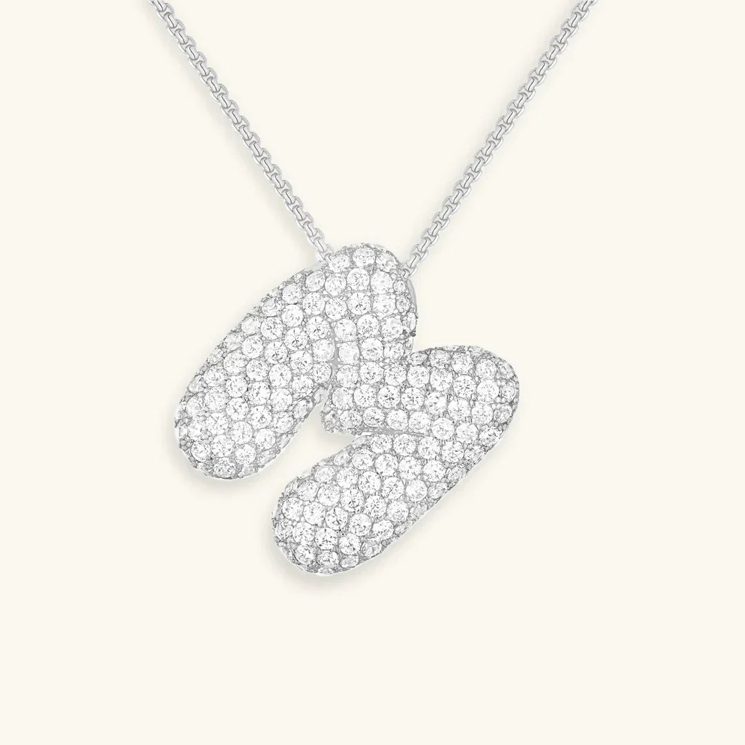 Mabelle Bubble Initial Necklace