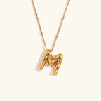 Juliet Bubble Initial Necklace