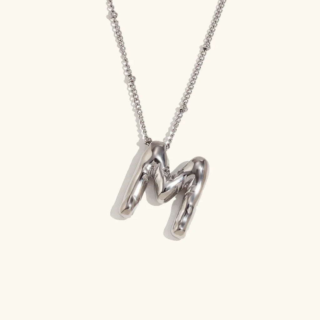 Juliet Bubble Initial Necklace