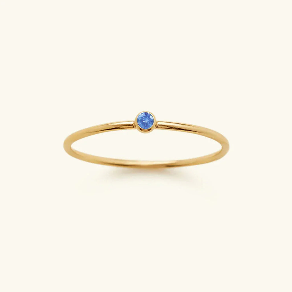 Hepzibah Birthstone Stacker Ring