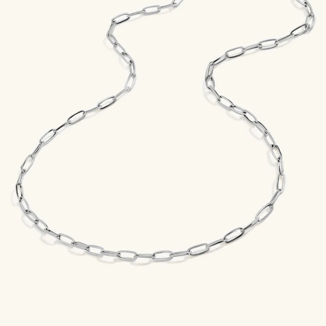Odessa Paperclip Chain Necklace