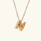 Juliet Bubble Initial Necklace