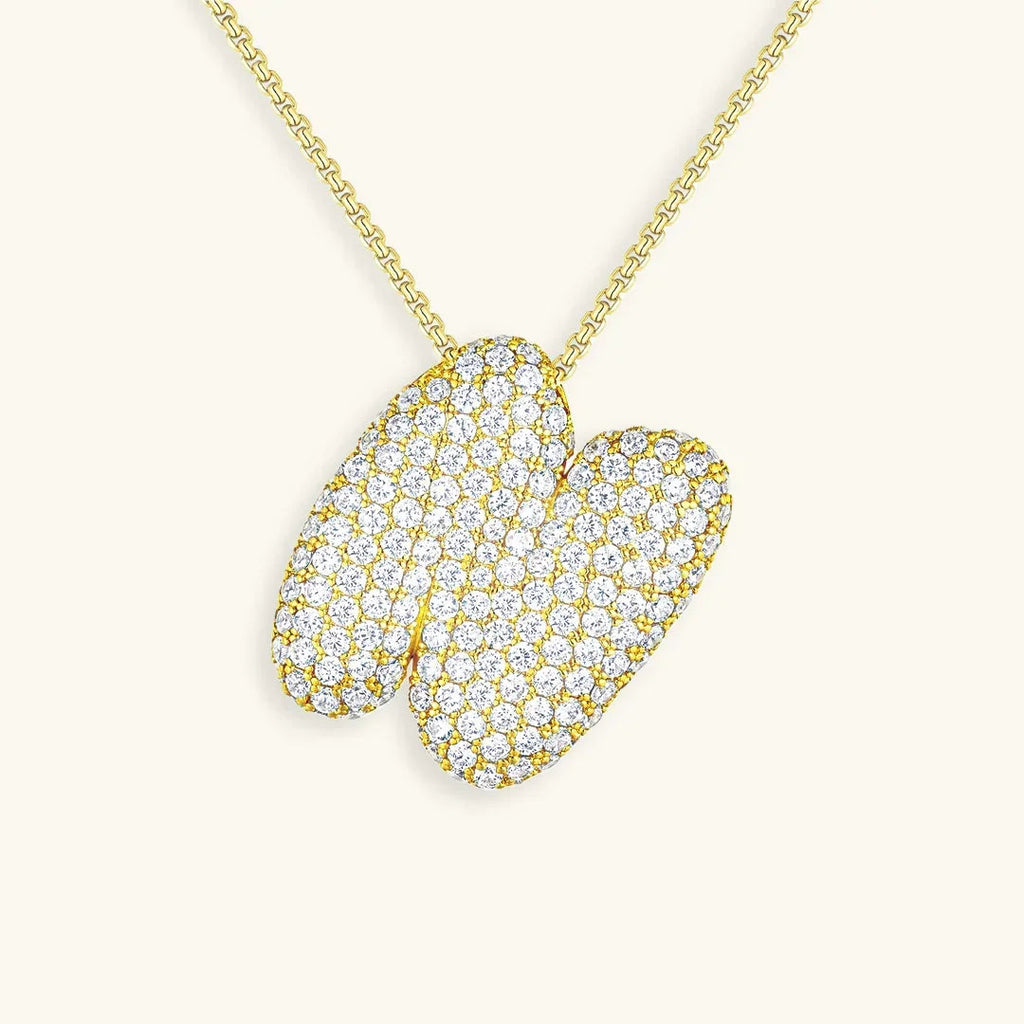 Mabelle Bubble Initial Necklace