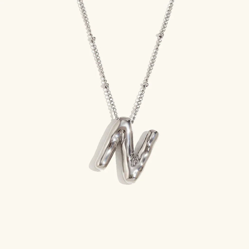 Juliet Bubble Initial Necklace