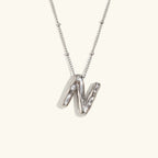 Juliet Bubble Initial Necklace