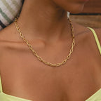 Odessa Paperclip Chain Necklace