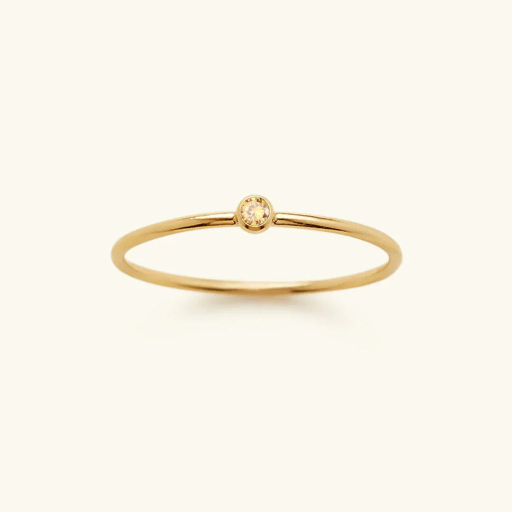 Hepzibah Birthstone Stacker Ring