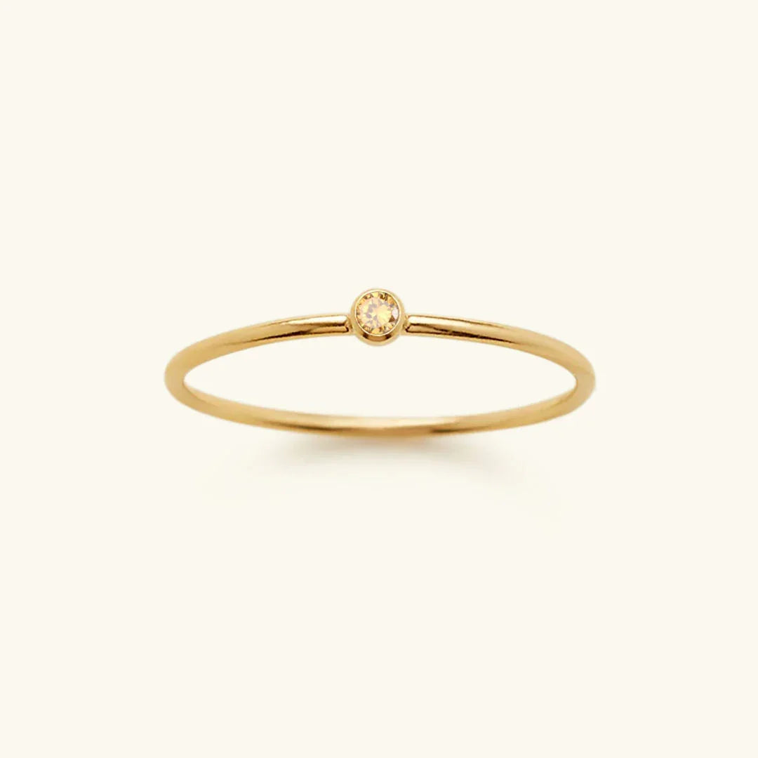 Hepzibah Birthstone Stacker Ring