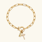 Sidony Birthstone Cross Bracelet