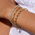 Estella Oval Cut Tennis Bracelet