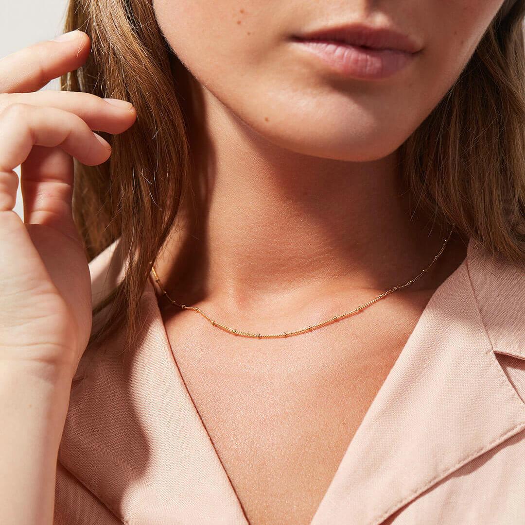 Elspeth Gold Chain Necklace