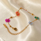 Philomena Floral Gold Bracelet