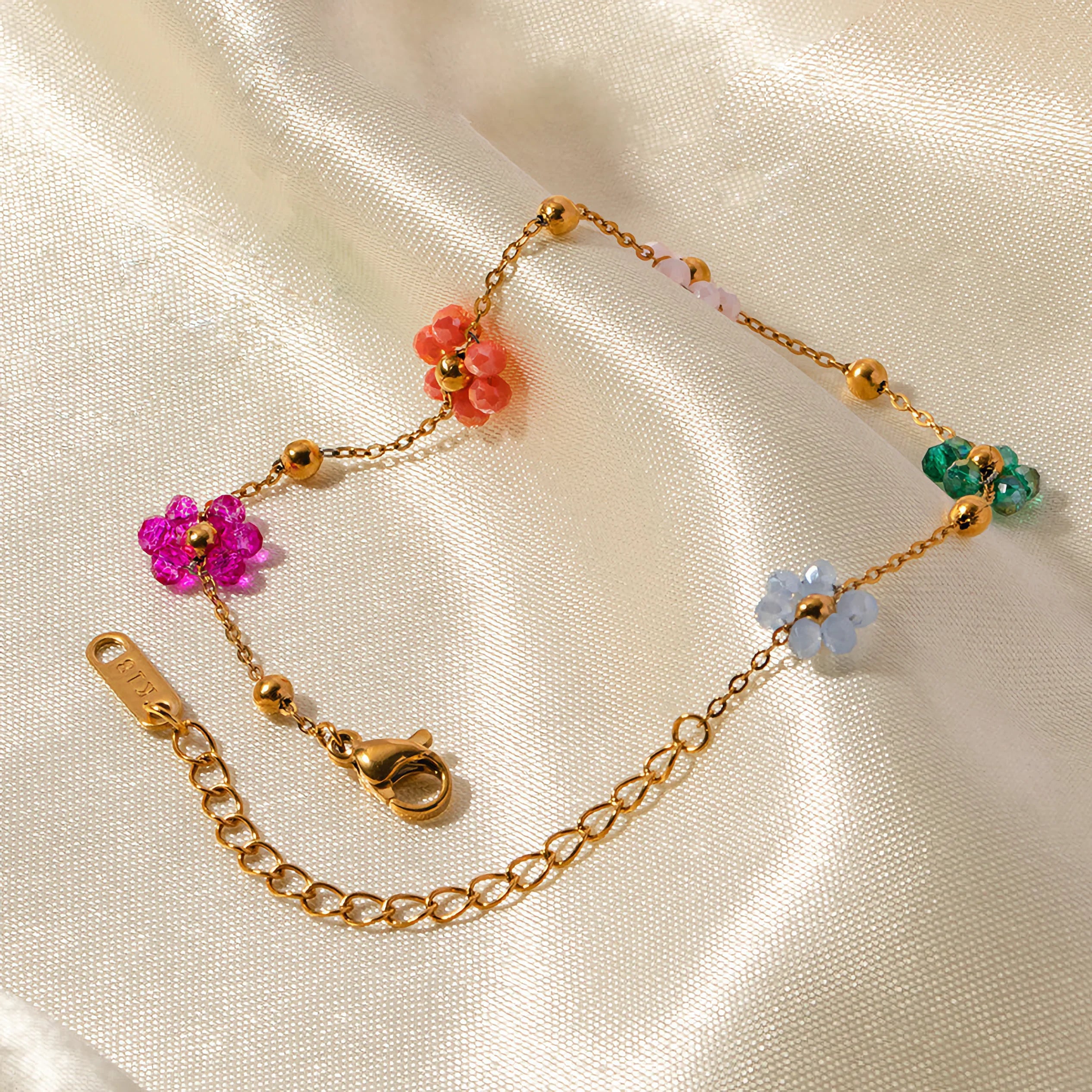 Philomena Floral Gold Bracelet