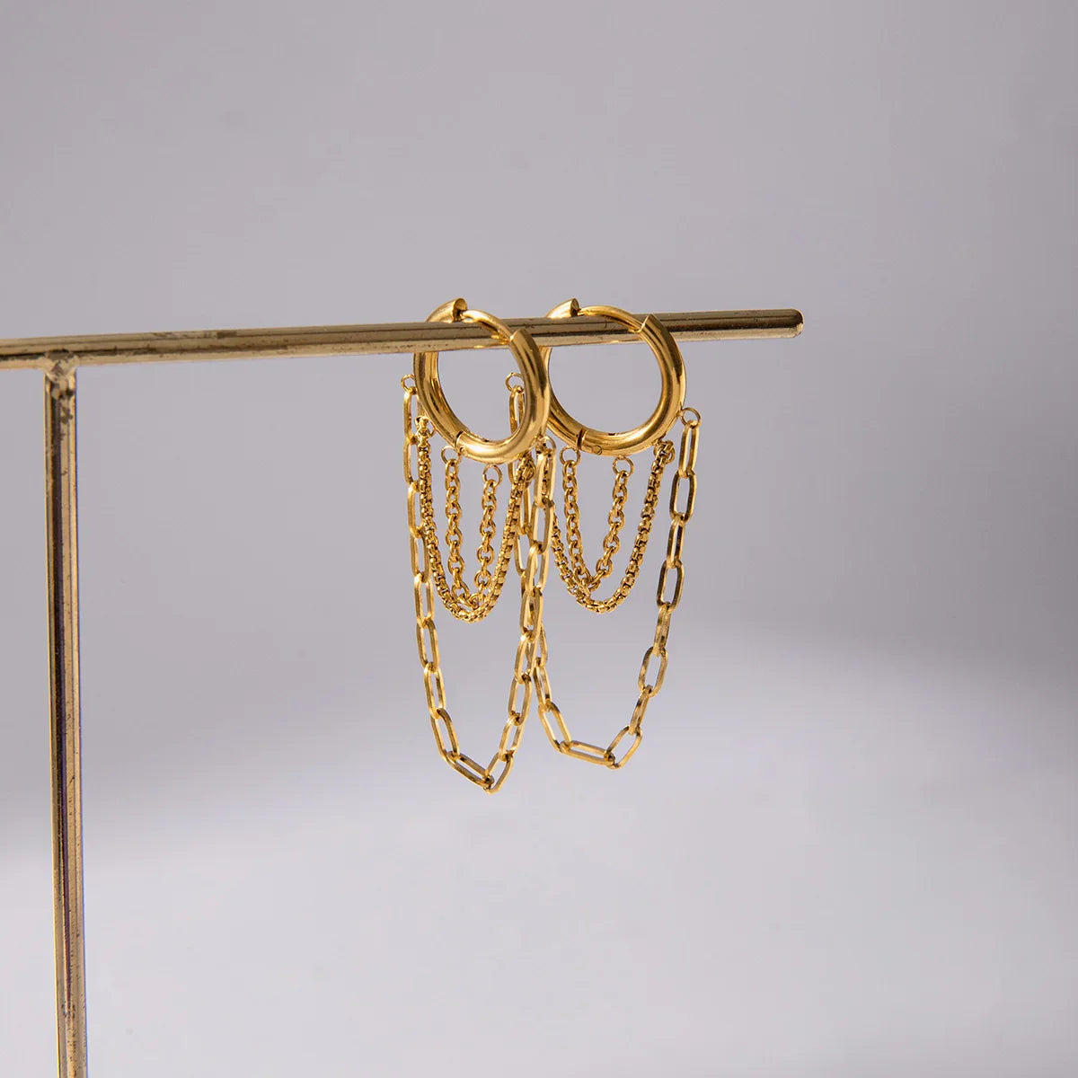 Belphoebe Link Chain Hoops