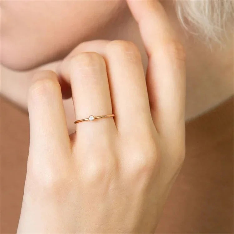 Hepzibah Birthstone Stacker Ring