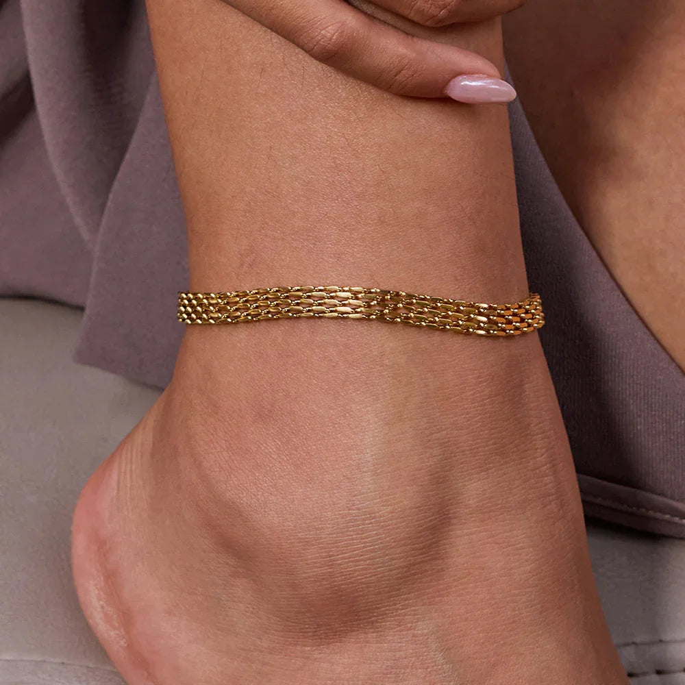 Ines Mesh Chain Anklet