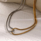 Katriel Two Tone Necklace